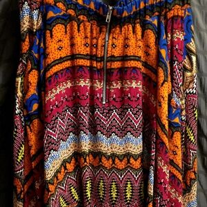 Lily White Multicolor Skater Skirt